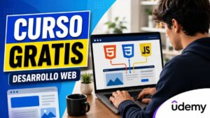 Curso gratuito de Udemy para iniciarte en desarrollo web