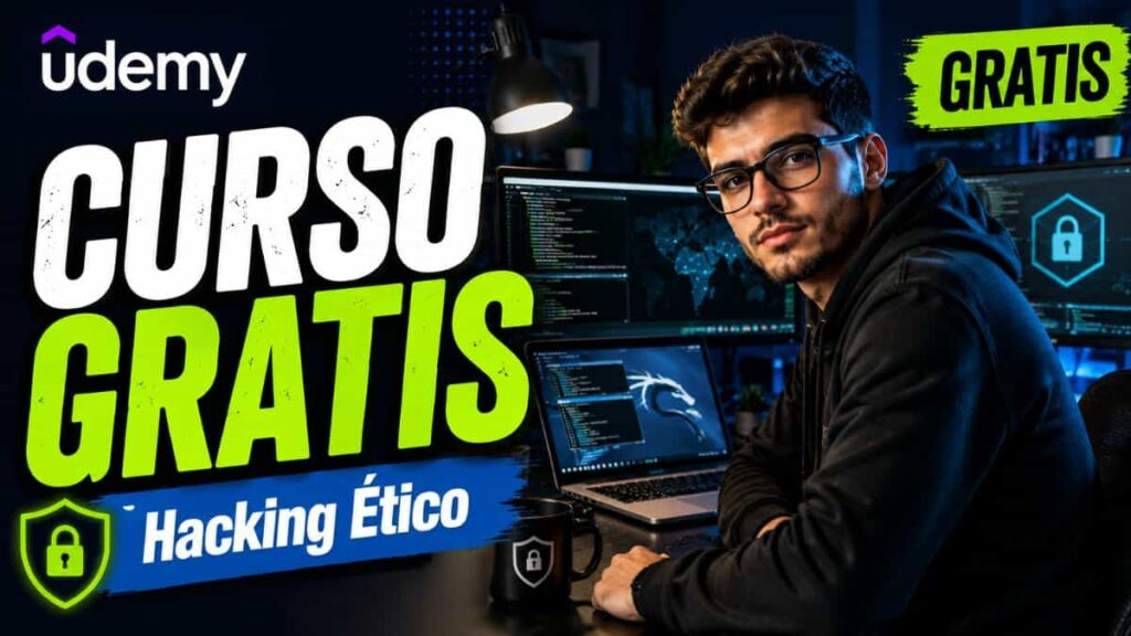 Curso de hacking ético gratis en Udemy desde cero