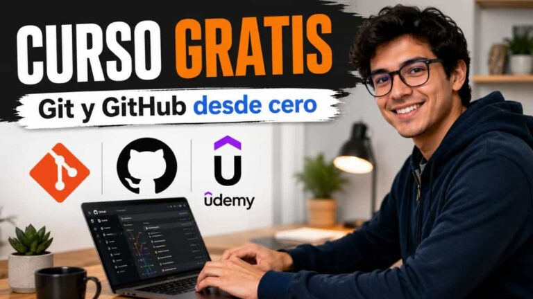 Curso gratis de Git y GitHub en Udemy para principiantes