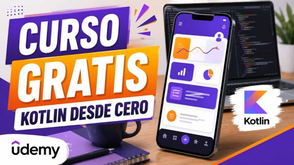Curso gratis de Kotlin en Udemy desde cero | 2026