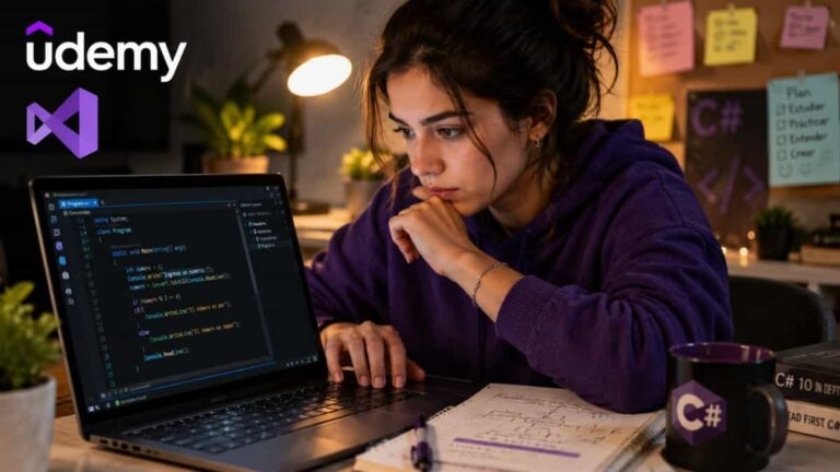 Curso básico de C# gratuito en Udemy para principiantes