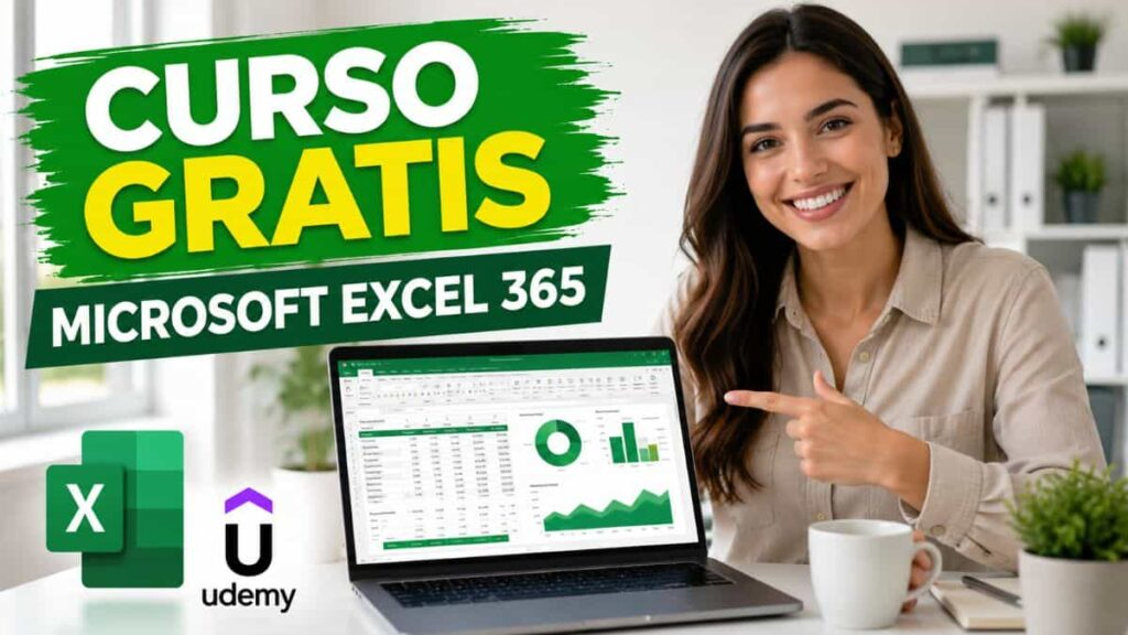 Deja de perder tiempo en Excel con este curso gratis de Udemy