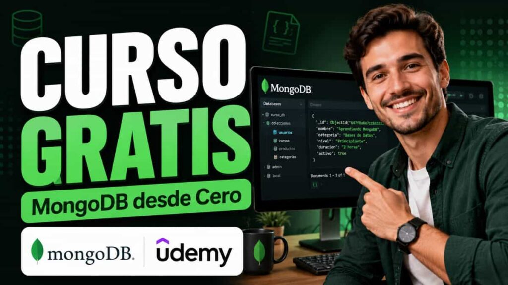 Curso gratis de MongoDB en Udemy desde cero