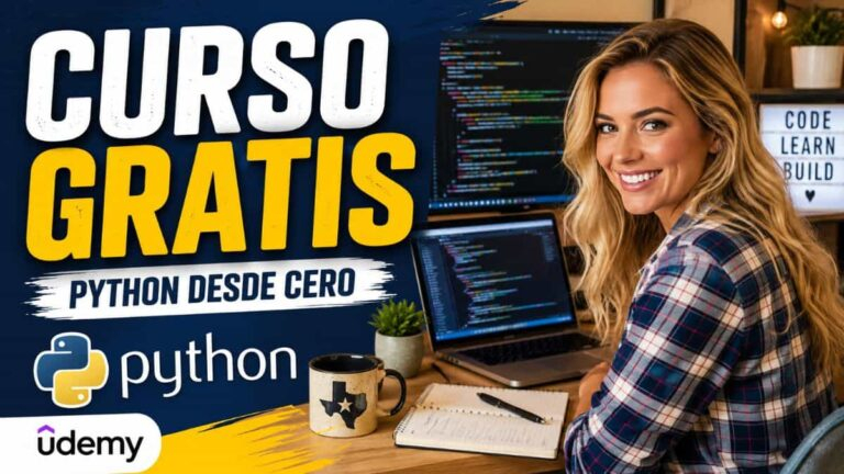 Curso gratuito de Python en Udemy para empezar desde cero