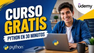 Curso gratuito de Python en Udemy para principiantes