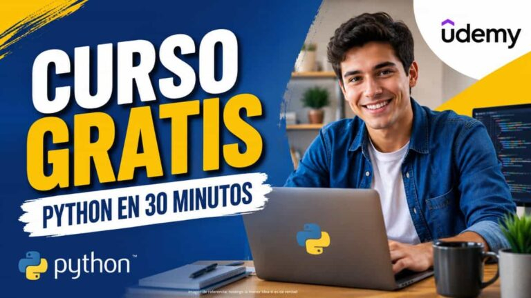 Curso gratuito de Python en Udemy para principiantes