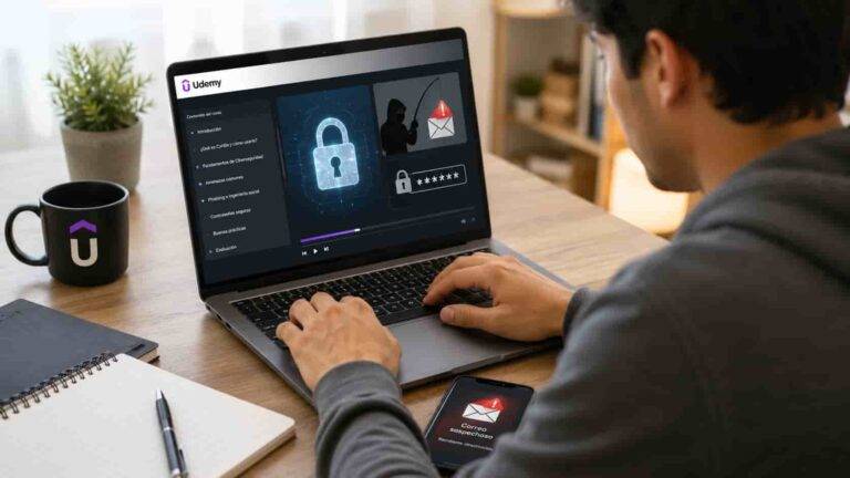 Curso de ciberseguridad gratis en Udemy para principiantes