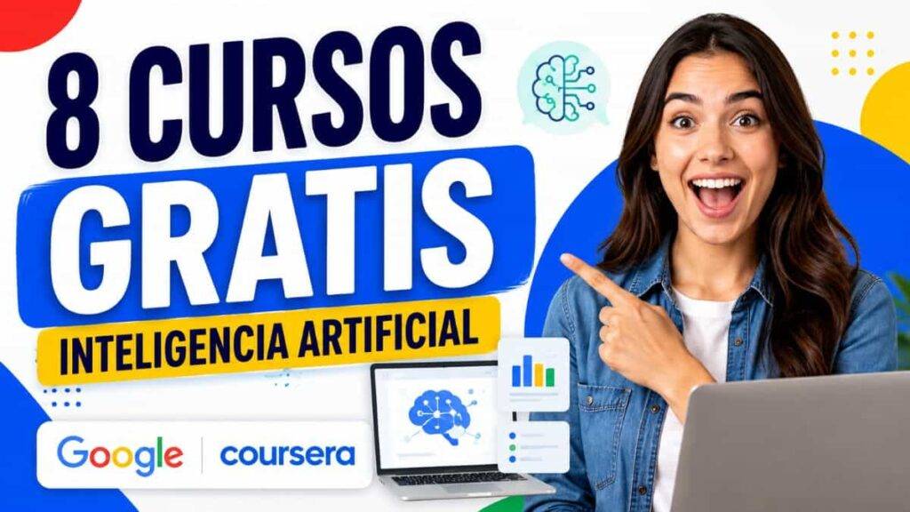 Certificado Profesional de IA de Google: 8 cursos gratis
