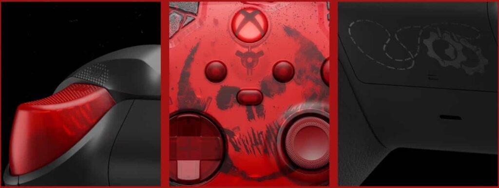 Detalles del Control de XBOX: Gears of War
