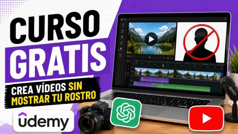 Curso gratis para crear vídeos con ChatGPT sin mostrar tu rostro