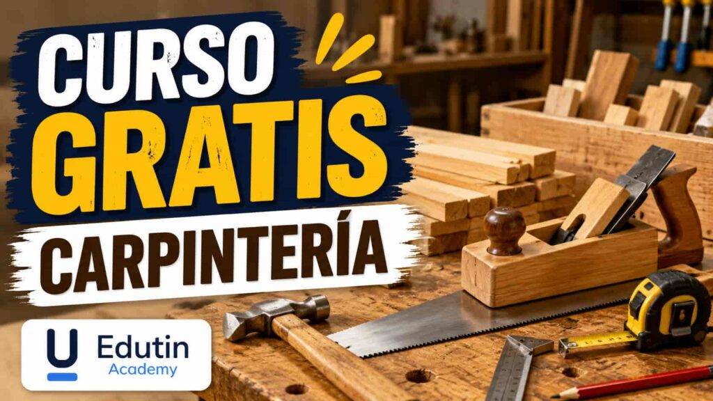 Curso de carpintería gratis online para aprender desde casa