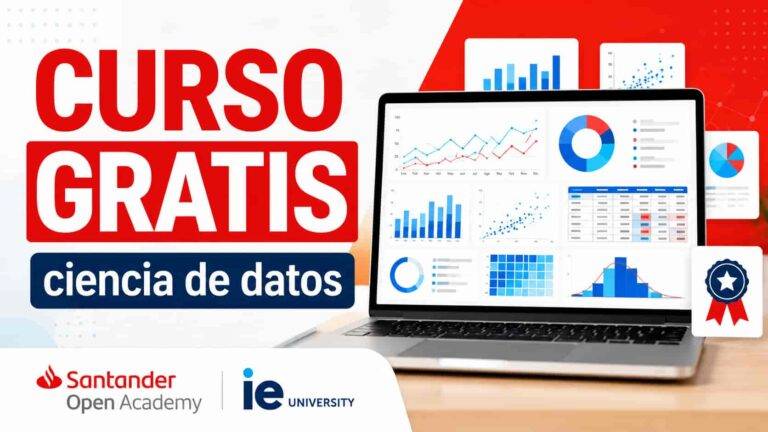 Curso gratis de Ciencia de Datos de Santander con certificado