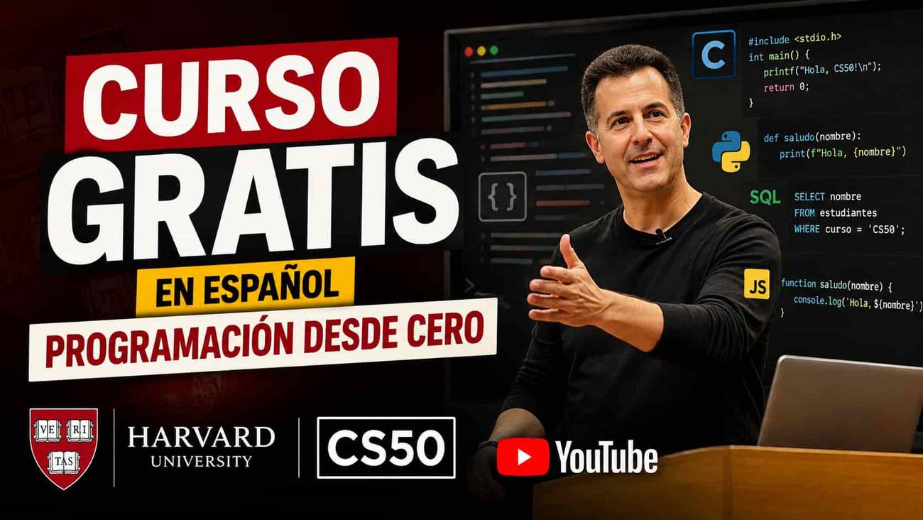 Curso de programación de Harvard gratis y en español