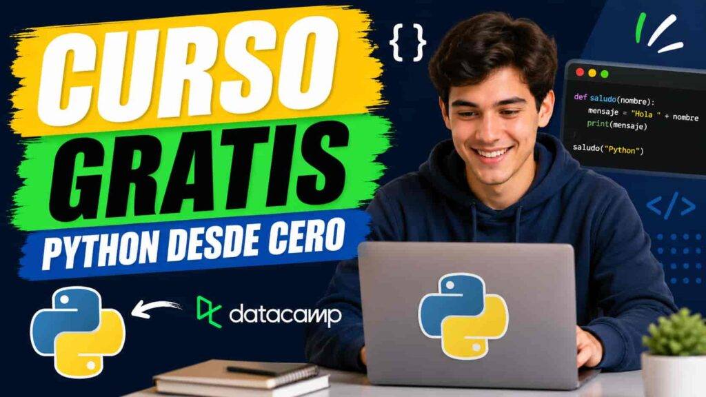 Curso de Python gratis para principiantes: Empieza desde cero con DataCamp