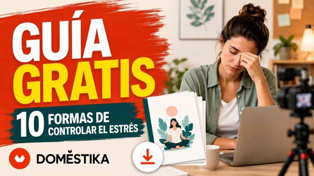 Guía gratis de Domestika para controlar el estré
