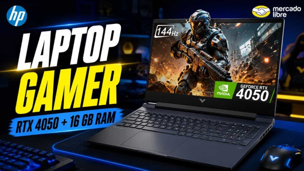 HP Victus 15 con RTX 4050 y 16 GB RAM en oferta