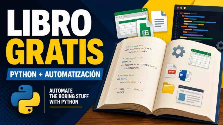 Libro de Python gratis para automatizar tareas