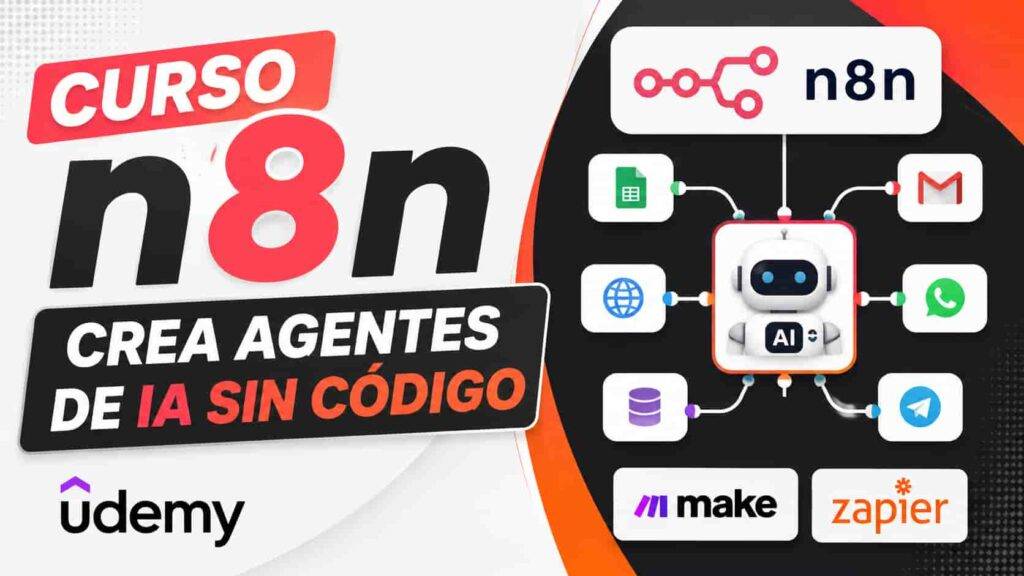 Curso n8n para crear agentes de IA sin código