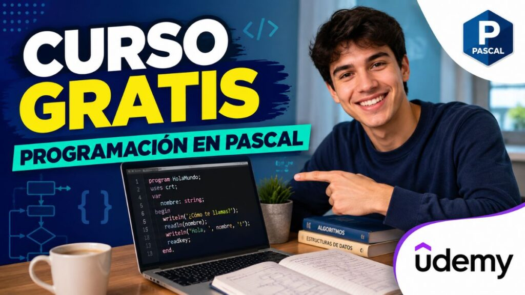 Iníciate en Pascal con un curso gratis de Udemy
