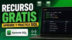 Recurso gratis para practicar SQL desde cero en español