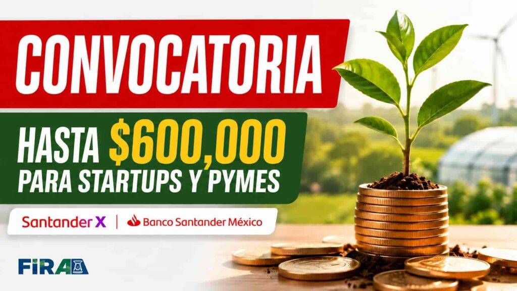 Santander ofrece hasta $600,000 a startups y pymes en México