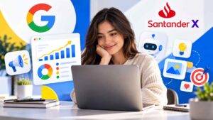 Santander X regala un curso de Google para aprender IA aplicada al marketing