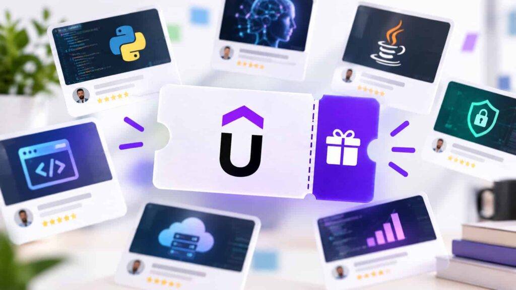90 cursos disponibles con el mismo cupón en Udemy