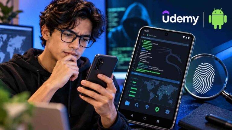 Curso gratis de ethical hacking desde Android ofrecido por Udemy