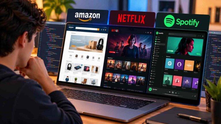 Curso gratis de HTML y CSS en Udemy para recrear Amazon, Netflix y Spotify