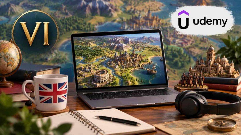 Este curso gratuito de Udemy te ayuda a practicar inglés hasta nivel B1