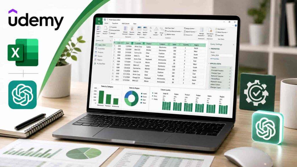 El 50% de los que toman este curso gratis de Power Query, son la mitad
