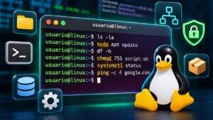 400 comandos Linux en PDF gratis para consultar la terminal - CursotecaPlus