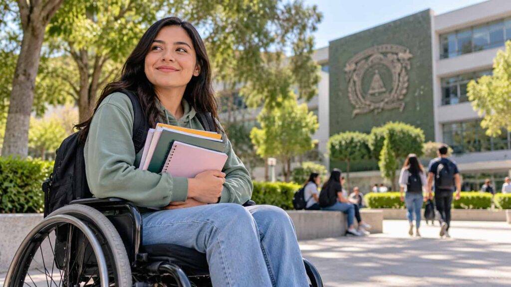 Beca Santander UAEMEX 2026 para alumnas con discapacidad