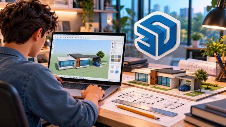 Curso gratuito de SketchUp 2026 para diseñar viviendas en 3D