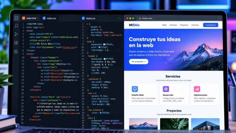 Curso gratis de HTML y CSS para crear páginas web
