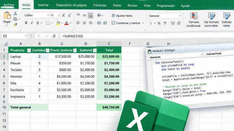 Curso gratis de macros y VBA para Excel desde cero