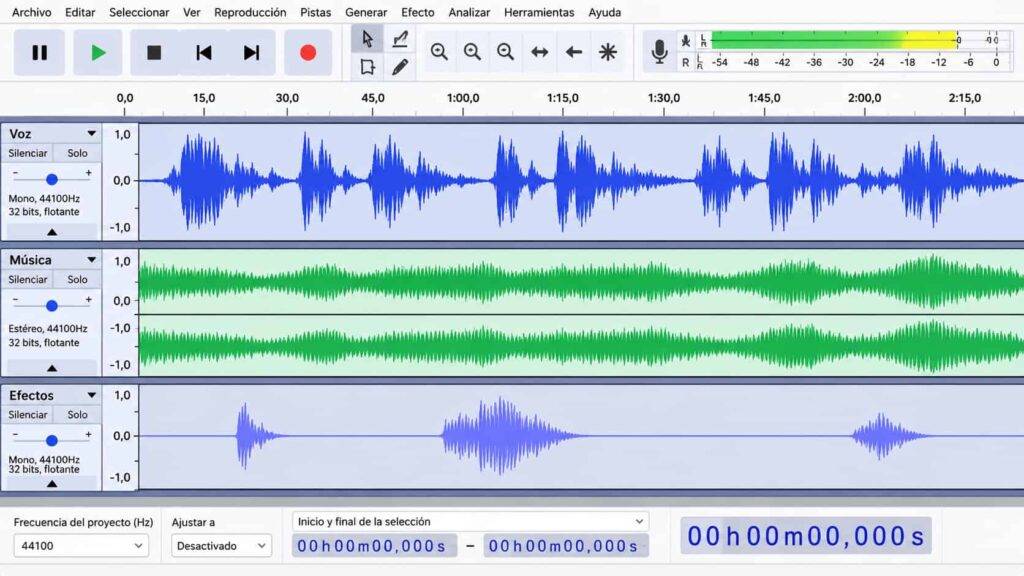 Curso gratis de Audacity en español: Aprende a editar audio
